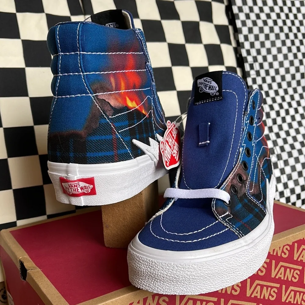 Vans Sk8-Hi Bolt Big Reveal Closet Navy/White Men’s sneakers - Picture 10 of 16